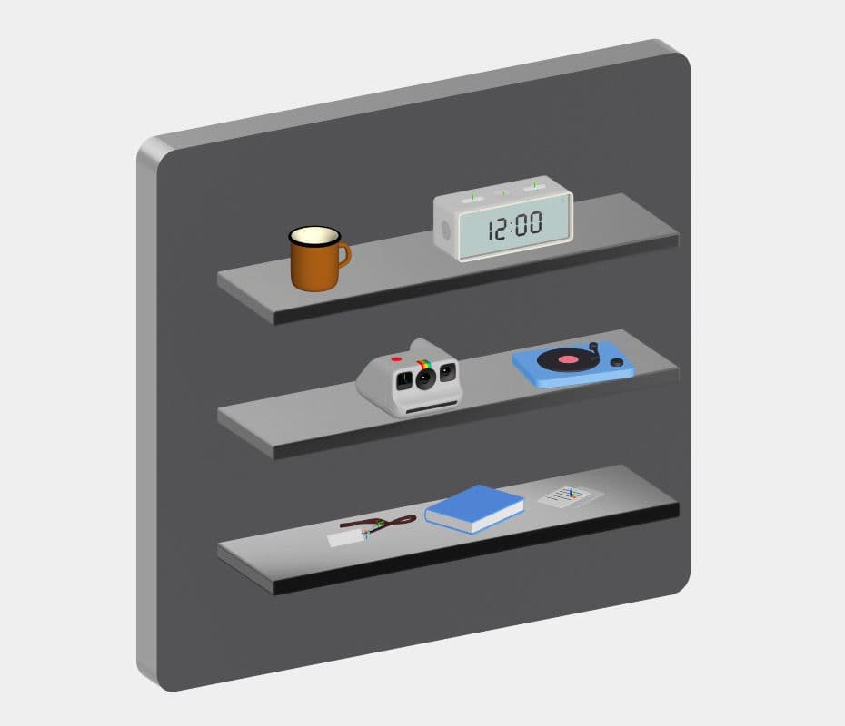 Example of an action card UI element